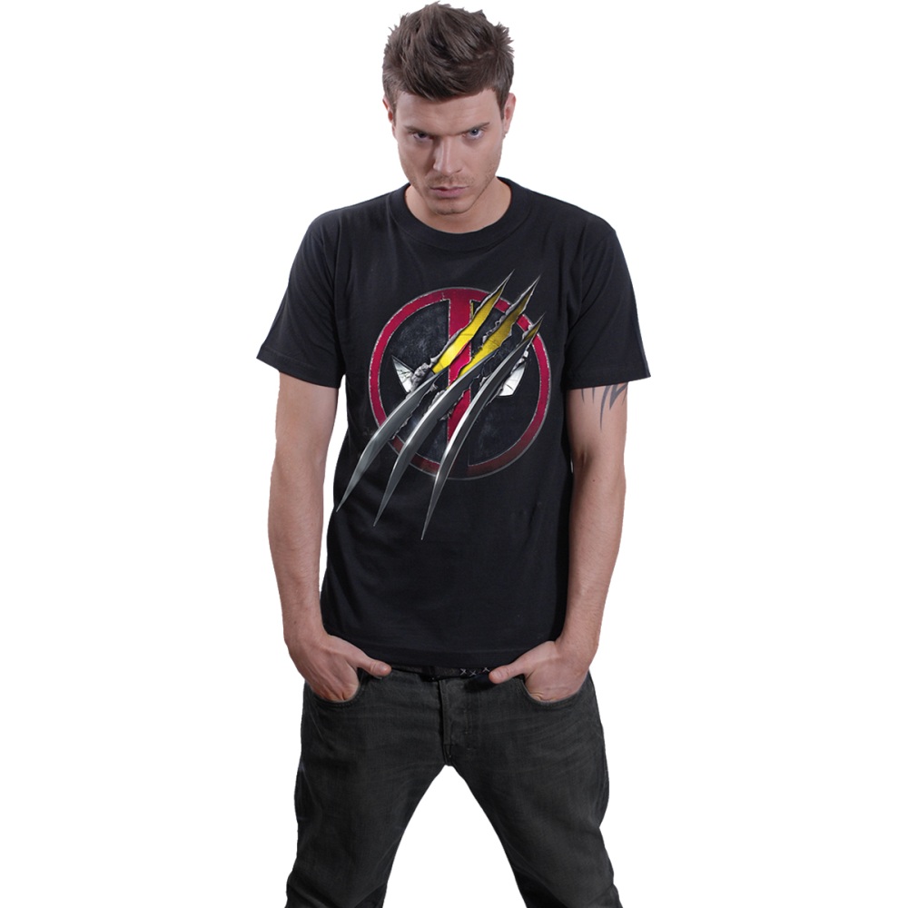 Spiral Marvel Deadpool - Deadpool - Slashed T-shirt Homme - Noir